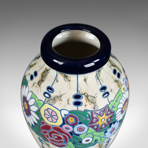 Large Baluster Vase, Czechoslovakian Amphora Pottery, Mid 20th Century - London Fine Antiques