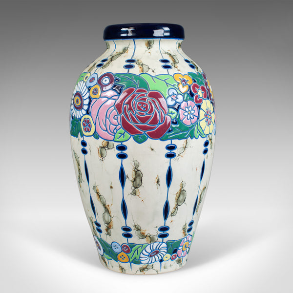 Large Baluster Vase, Czechoslovakian Amphora Pottery, Mid 20th Century - London Fine Antiques