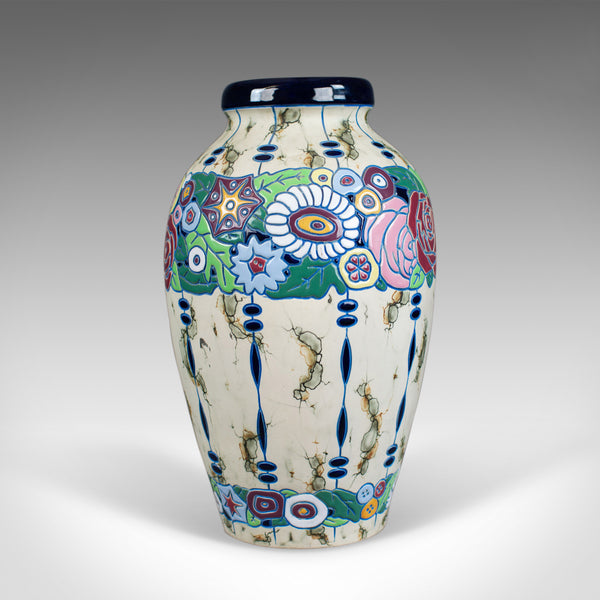 Large Baluster Vase, Czechoslovakian Amphora Pottery, Mid 20th Century - London Fine Antiques