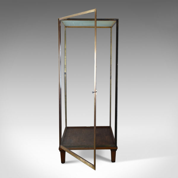 Large Display Case, Bronze, Museum Quality, Showcase, A. Edmonds & Co Mid C20th - London Fine Antiques