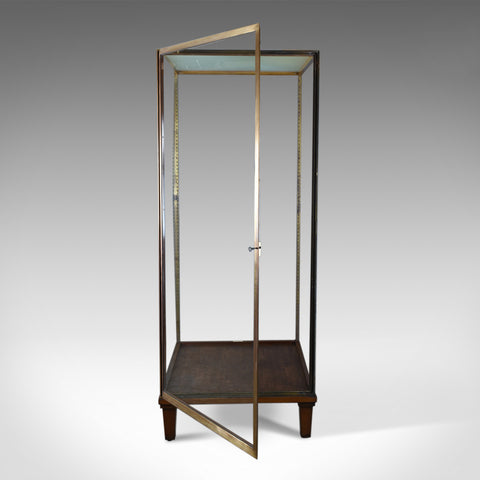 Large Display Case, Bronze, Museum Quality, Showcase, A. Edmonds & Co Mid C20th - London Fine Antiques