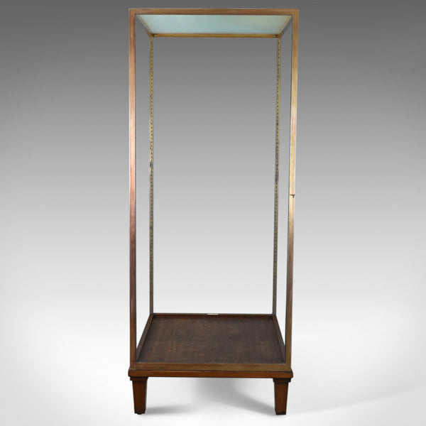 Large Display Case, Bronze, Museum Quality, Showcase, A. Edmonds & Co Mid C20th - London Fine Antiques