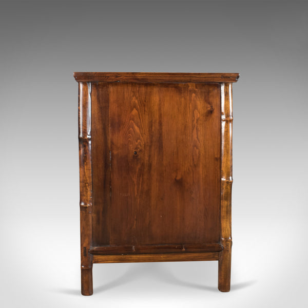 Large Elm Cabinet, Oriental Taste, Late 20th Century Chinese Cupboard - London Fine Antiques
