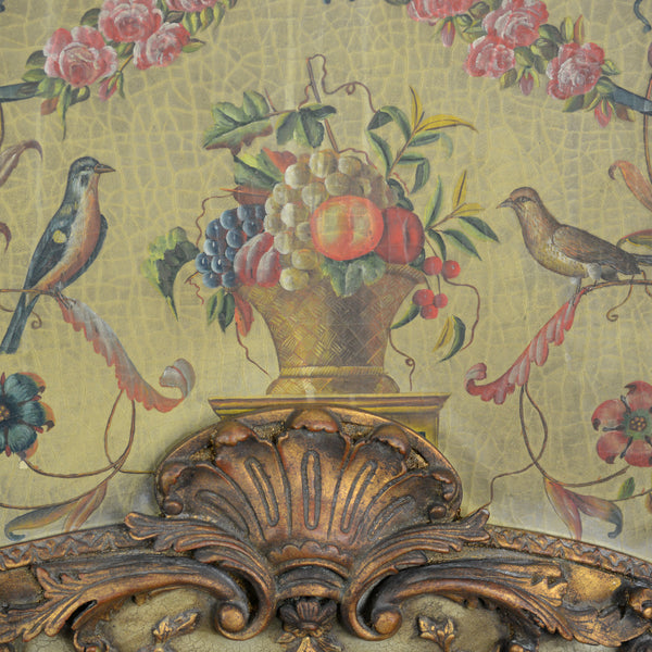 Large, French, Rococo Revival, Wall Mirror, Painted, Hall, Overmantel, C20th - London Fine Antiques