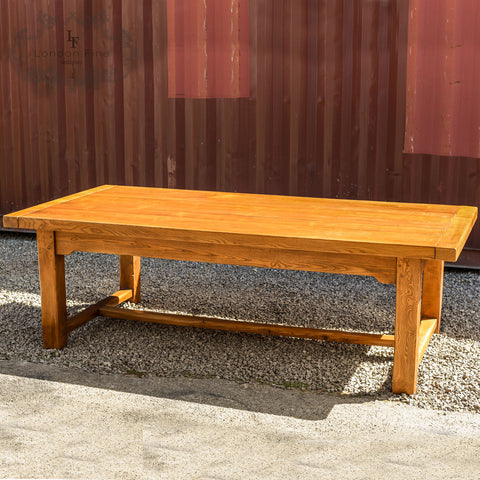 Large Ash Refectory Dining Table, Late C20th - London Fine Antiques