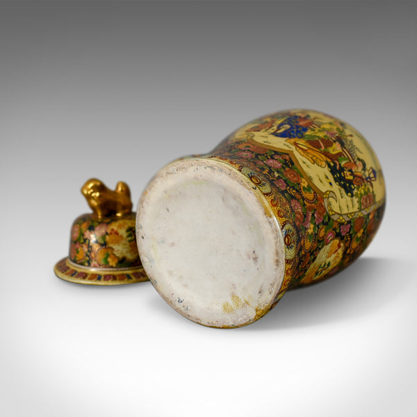 Large Japanese Baluster Vase, Hand Painted Ceramic Urn, 20th Century - London Fine Antiques