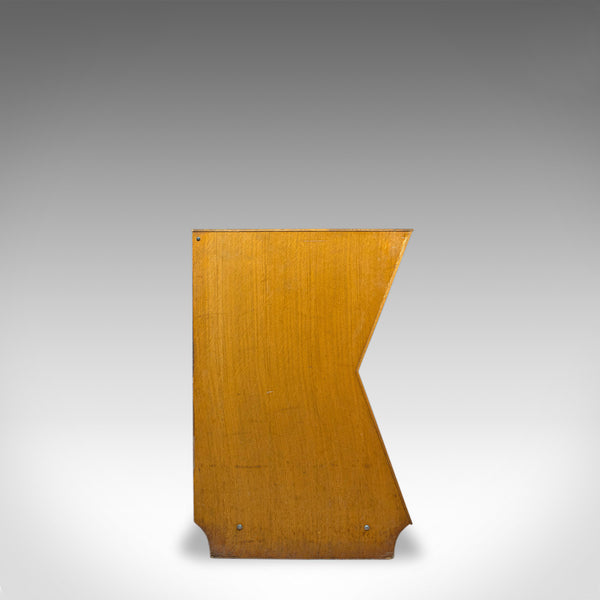 Large Vintage Display Cabinet, Glass, Oak, Retail, Shop-Fitting, Art Deco c.1930 - London Fine Antiques