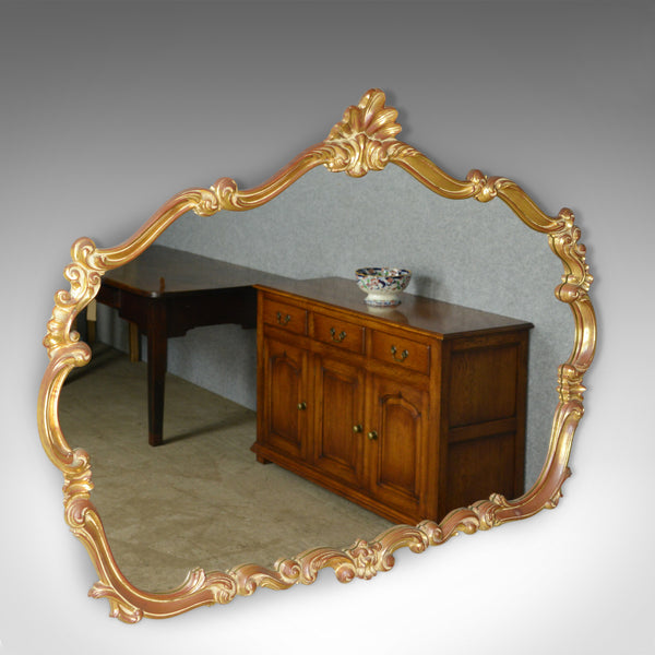 Large, Vintage, Wall Mirror, Rococo Revival Taste, English, Late 20th Century - London Fine Antiques