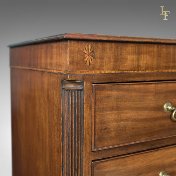 Late Georgian Antique Chest Of Drawers, Mahogany, English, Commode c.1780 - London Fine Antiques