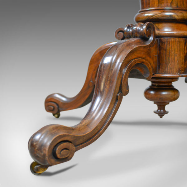 Regency, Antique Loo Table, Rosewood, Ovular, Tilt-Top, Breakfast, Dining c1830 - London Fine Antiques