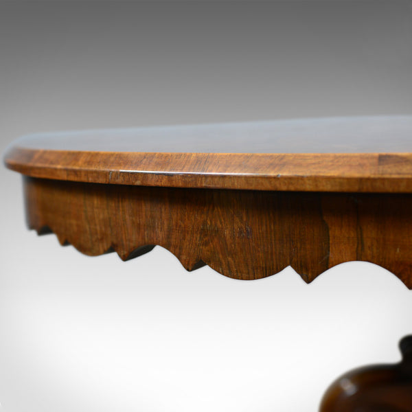 Regency, Antique Loo Table, Rosewood, Ovular, Tilt-Top, Breakfast, Dining c1830 - London Fine Antiques
