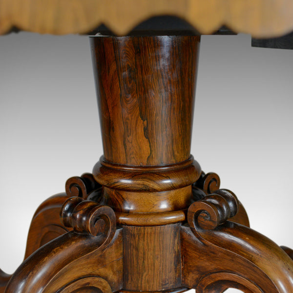 Regency, Antique Loo Table, Rosewood, Ovular, Tilt-Top, Breakfast, Dining c1830 - London Fine Antiques