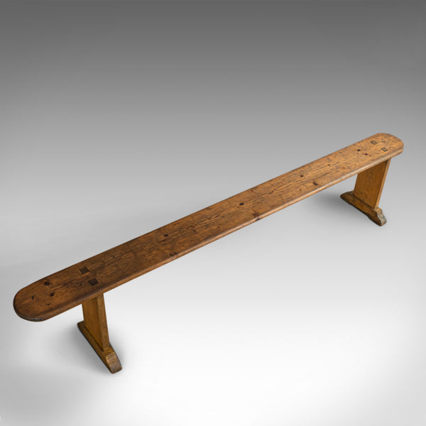 Long Antique Bench, 7 Foot 4 Inch, Victorian, Kitchen, Pew, Seat, Circa 1900 - London Fine Antiques