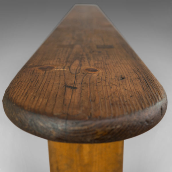 Long Antique Bench, 7 Foot 4 Inch, Victorian, Kitchen, Pew, Seat, Circa 1900 - London Fine Antiques