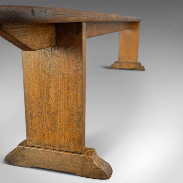 Long Antique Bench, 7 Foot 4 Inch, Victorian, Kitchen, Pew, Seat, Circa 1900 - London Fine Antiques
