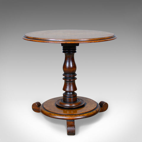 Low, Antique Wine Table, English, Victorian, Lamp, Side, Mahogany, Circa 1850 - London Fine Antiques