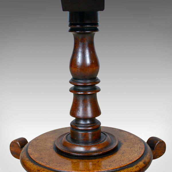 Low, Antique Wine Table, English, Victorian, Lamp, Side, Mahogany, Circa 1850 - London Fine Antiques