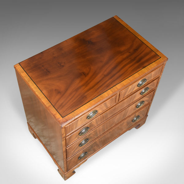 Mahogany Chest of Drawers, English, Georgian, Revival, Mid 20th Century - London Fine Antiques