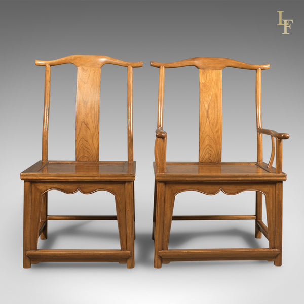 Mid-Century Chinese Table & 8 Chairs in Traditional Taste - London Fine Antiques