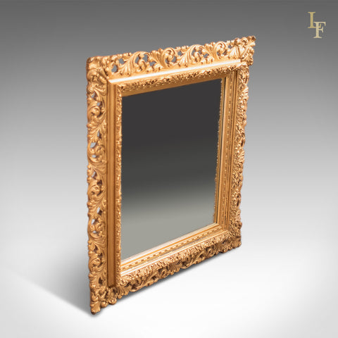 Mid-Century Revival Wall Mirror in Gilt Gesso - London Fine Antiques