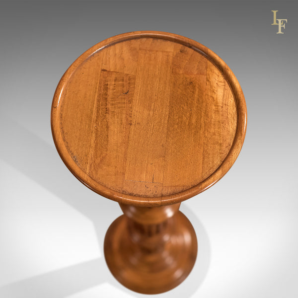 Mid-Century Walnut Torchere, Plant Stand - London Fine Antiques