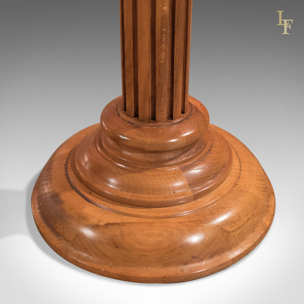 Mid-Century Walnut Torchere, Plant Stand - London Fine Antiques