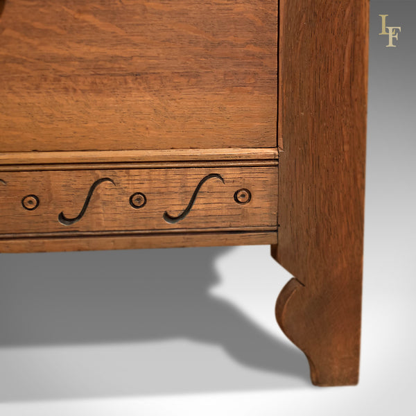 Mid-Century Arts & Crafts Oak Cabinet - London Fine Antiques