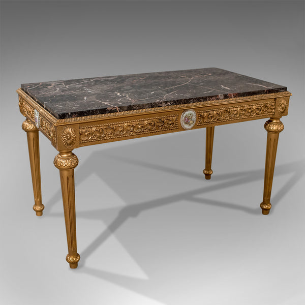 Mid-Century Coffee Table, French Gilt And Marble Circa 1960 - London Fine Antiques
