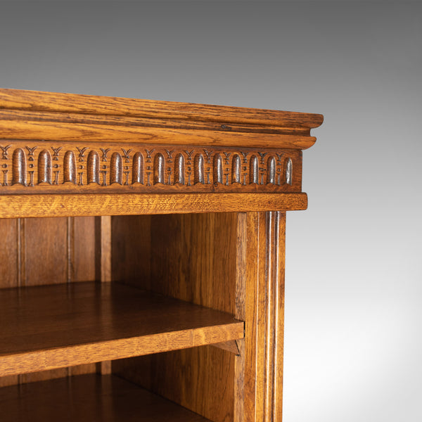 Mid-Sized, Tall, Bookcase, English Oak, Gothic Overtones 20th Century - London Fine Antiques