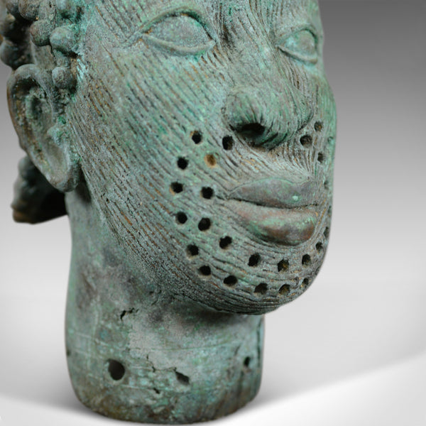 Mid 20th Century African Bronze Bust, Head, Sculpture, Art - London Fine Antiques