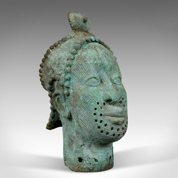 Mid 20th Century African Bronze Bust, Head, Sculpture, Art - London Fine Antiques