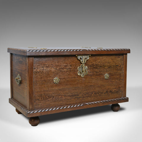 Mid 20th Century Burmese Chest, Blanket Box, Wooden Trunk, Circa 1940 - London Fine Antiques