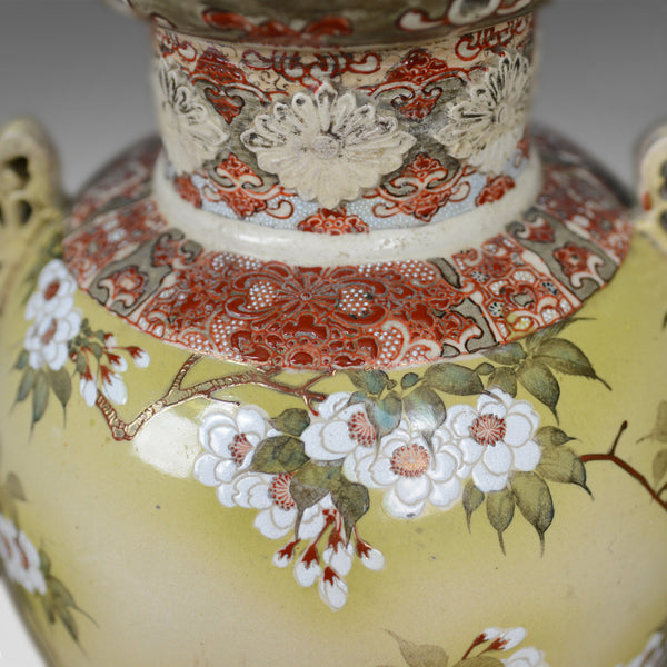 Mid 20th Century Pair of Chinese Baluster Vases, Ceramic Urns - London Fine Antiques