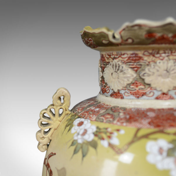 Mid 20th Century Pair of Chinese Baluster Vases, Ceramic Urns - London Fine Antiques