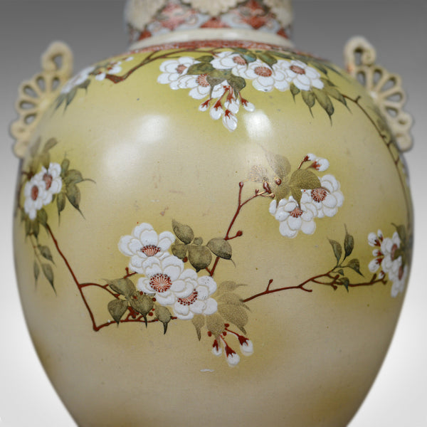 Mid 20th Century Pair of Chinese Baluster Vases, Ceramic Urns - London Fine Antiques