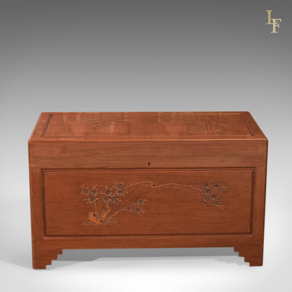 Mid Century Camphor Wood Chest - London Fine Antiques