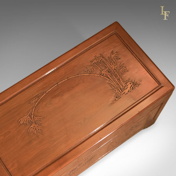 Mid Century Camphor Wood Chest - London Fine Antiques