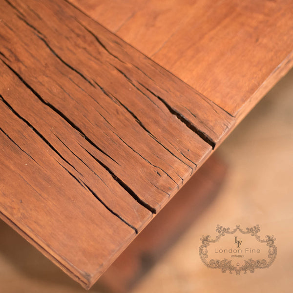Mid Century Rustic Jarul Wood Kitchen Table - London Fine Antiques