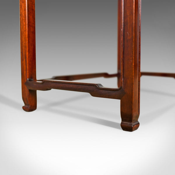 Nest of Tables, Oriental Influence, Chinese Rosewood, Side, Late 20th Century - London Fine Antiques