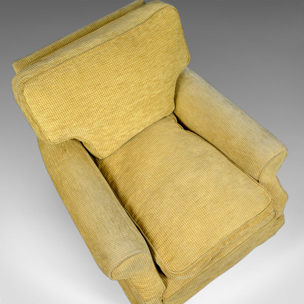 Pair of Antique Armchairs, English, Edwardian, Deep, Club Chairs, Circa 1910 - London Fine Antiques
