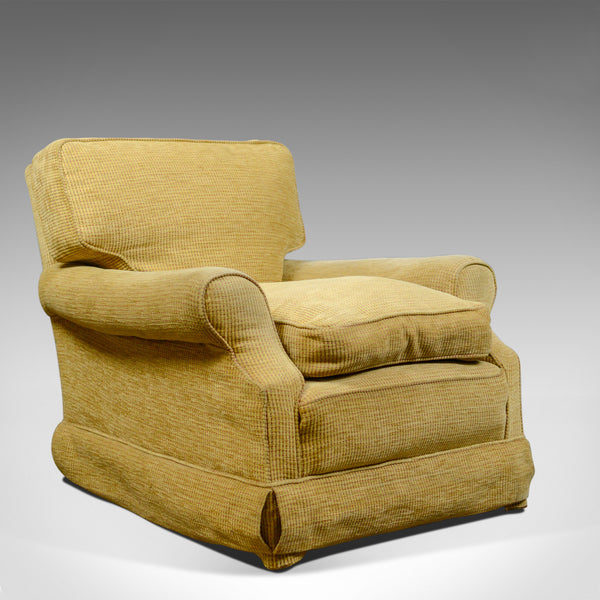 Pair of Antique Armchairs, English, Edwardian, Deep, Club Chairs, Circa 1910 - London Fine Antiques