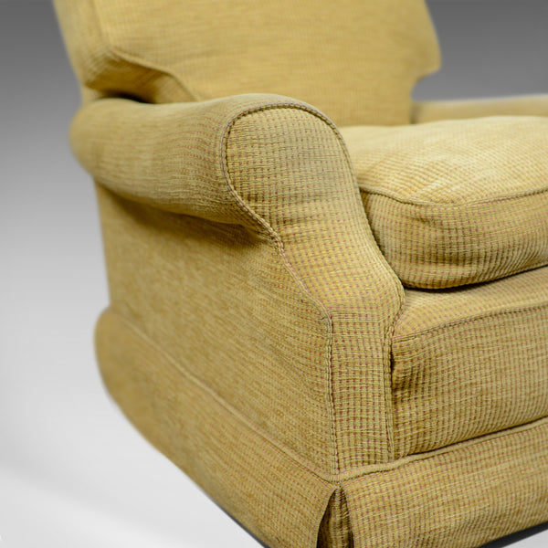 Pair of Antique Armchairs, English, Edwardian, Deep, Club Chairs, Circa 1910 - London Fine Antiques