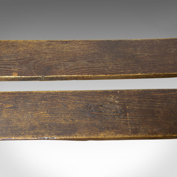 Pair of Antique Benches, Victorian, English, Forms, Oak, Kitchen Dining, c.1900 - London Fine Antiques