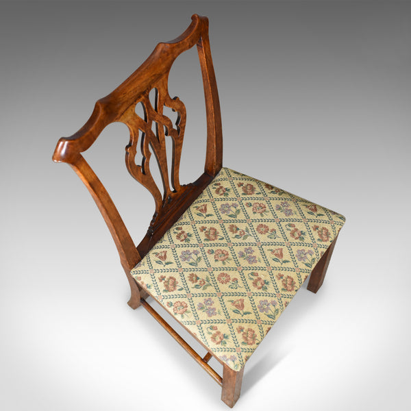 Pair of Antique Chairs, Georgian, Fruitwood, Dining, Chippendale, Circa 1780 - London Fine Antiques