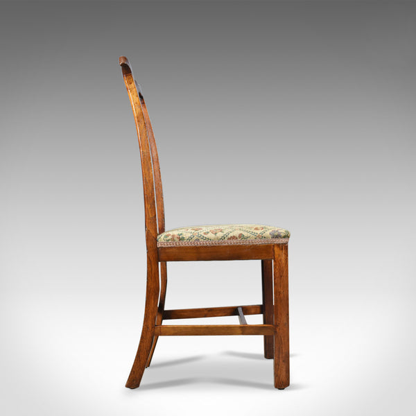 Pair of Antique Chairs, Georgian, Fruitwood, Dining, Chippendale, Circa 1780 - London Fine Antiques