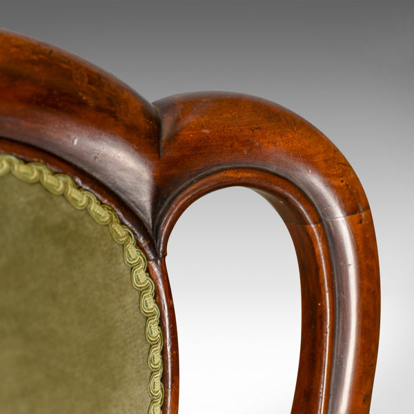 Pair of Antique Chairs, English, Victorian, Dining, Side, Mahogany, Circa 1840 - London Fine Antiques