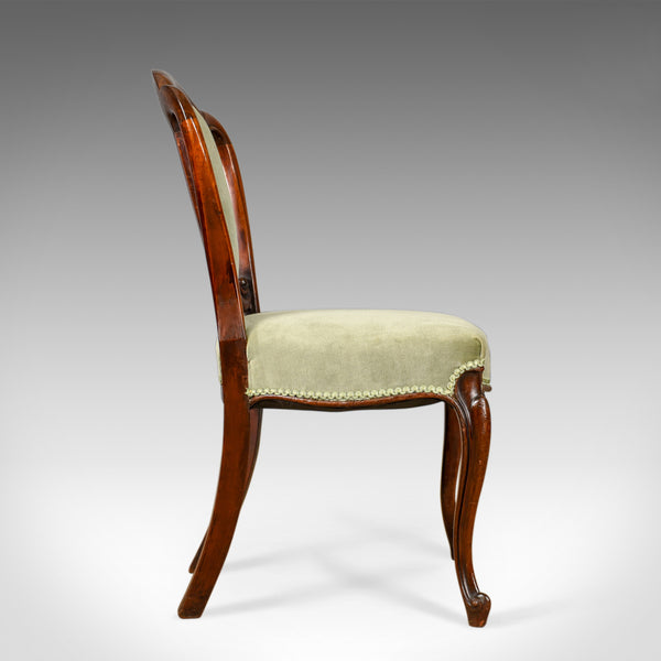 Pair of Antique Chairs, English, Victorian, Dining, Side, Mahogany, Circa 1840 - London Fine Antiques