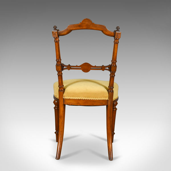 Pair of Antique Chairs, English, Walnut, Aesthetic Period, Side, Circa 1880 - London Fine Antiques