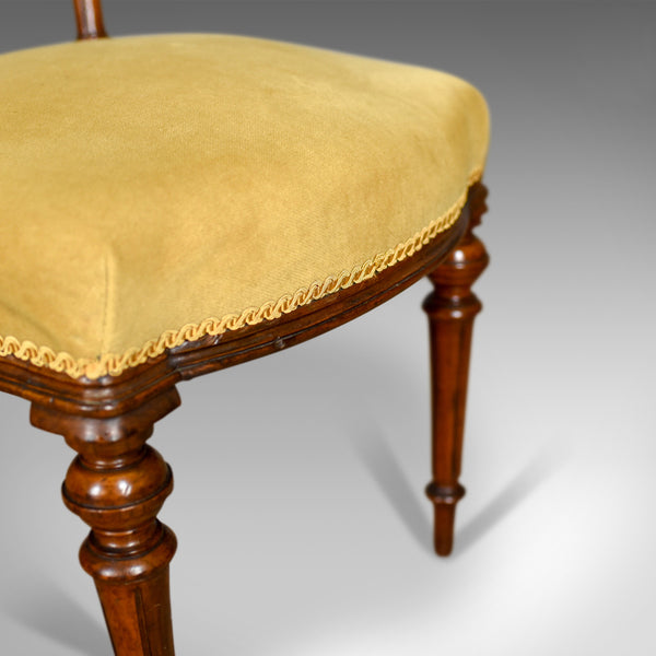 Pair of Antique Chairs, English, Walnut, Aesthetic Period, Side, Circa 1880 - London Fine Antiques