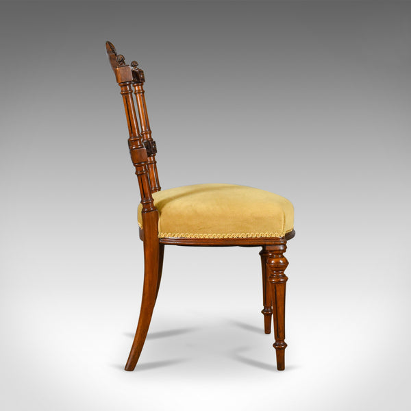 Pair of Antique Chairs, English, Walnut, Aesthetic Period, Side, Circa 1880 - London Fine Antiques